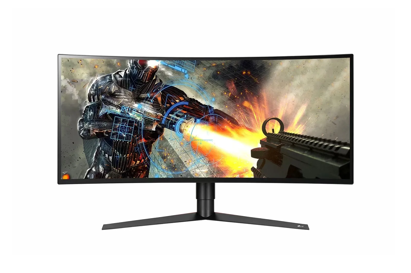 شاشة الألعاب المنحنية LG مقاس 34 بوصة بنسبة 21:9 QHD IPS مع تقنية Radeon FreeSync™