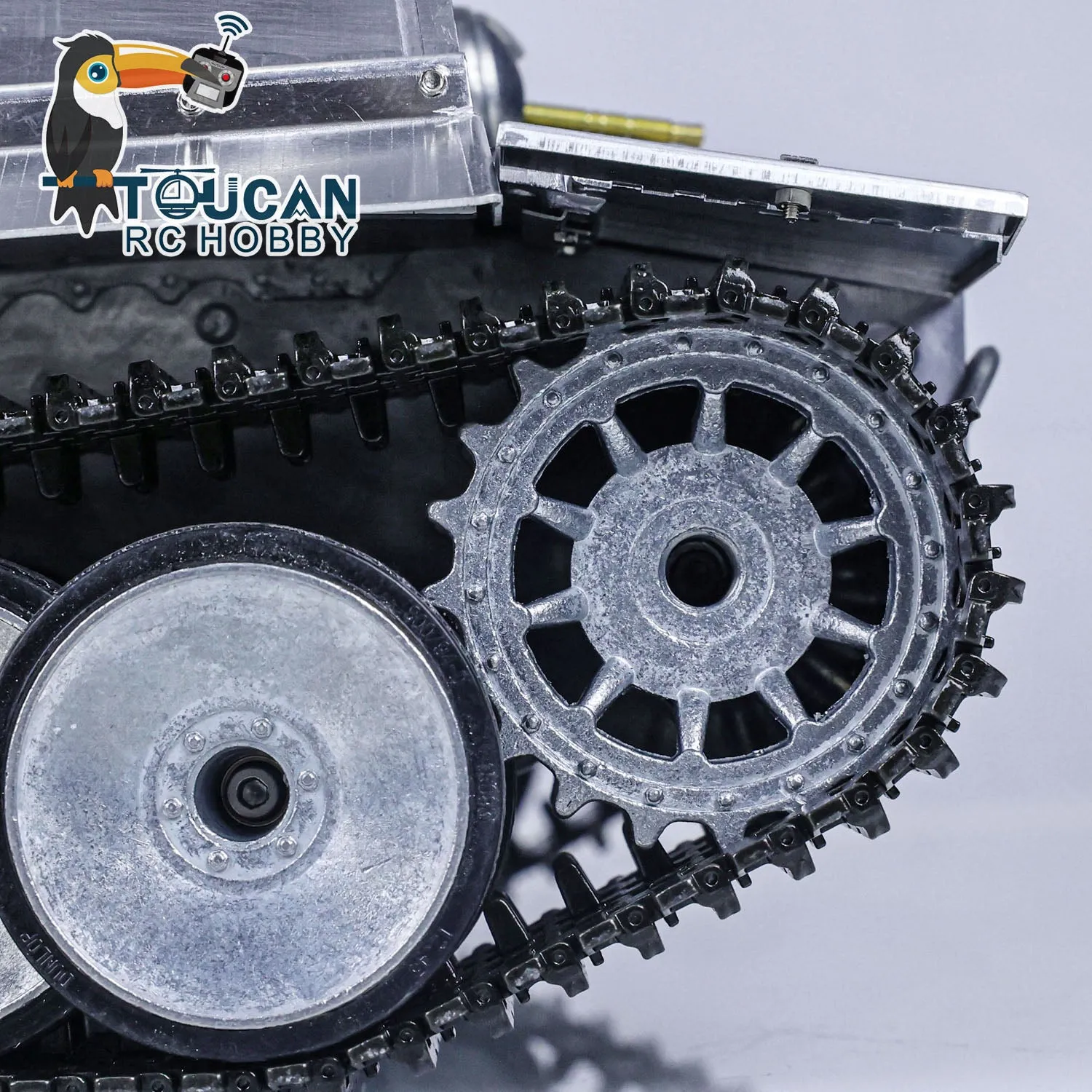 1/16 2.4G Mato 100% Metal German Tiger I BB Shooting RTR Radio Controlled Ready-To-Run Tank 1220 Main Board Gearbox Tracks 360Degrees