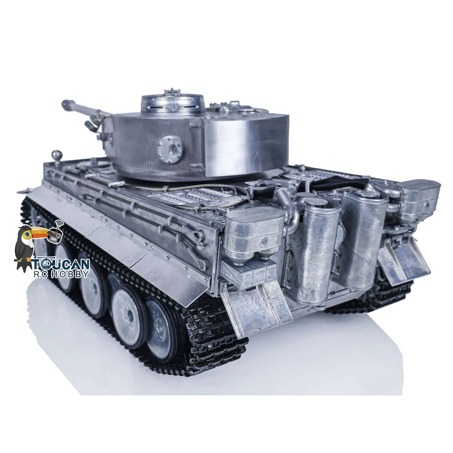 1/16 2.4G Mato 100% Metal German Tiger I BB Shooting RTR Radio Controlled Ready-To-Run Tank 1220 Main Board Gearbox Tracks 360Degrees