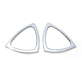 1998-2007 Smart ForTwo Car Door Handle Cover Protector Steel Chrome 2 Pcs