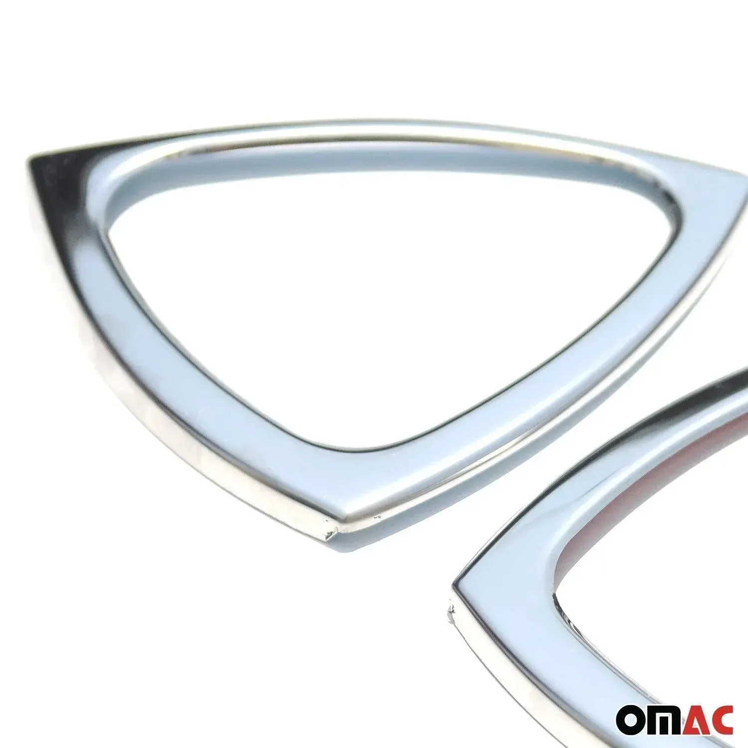 1998-2007 Smart ForTwo Car Door Handle Cover Protector Steel Chrome 2 Pcs