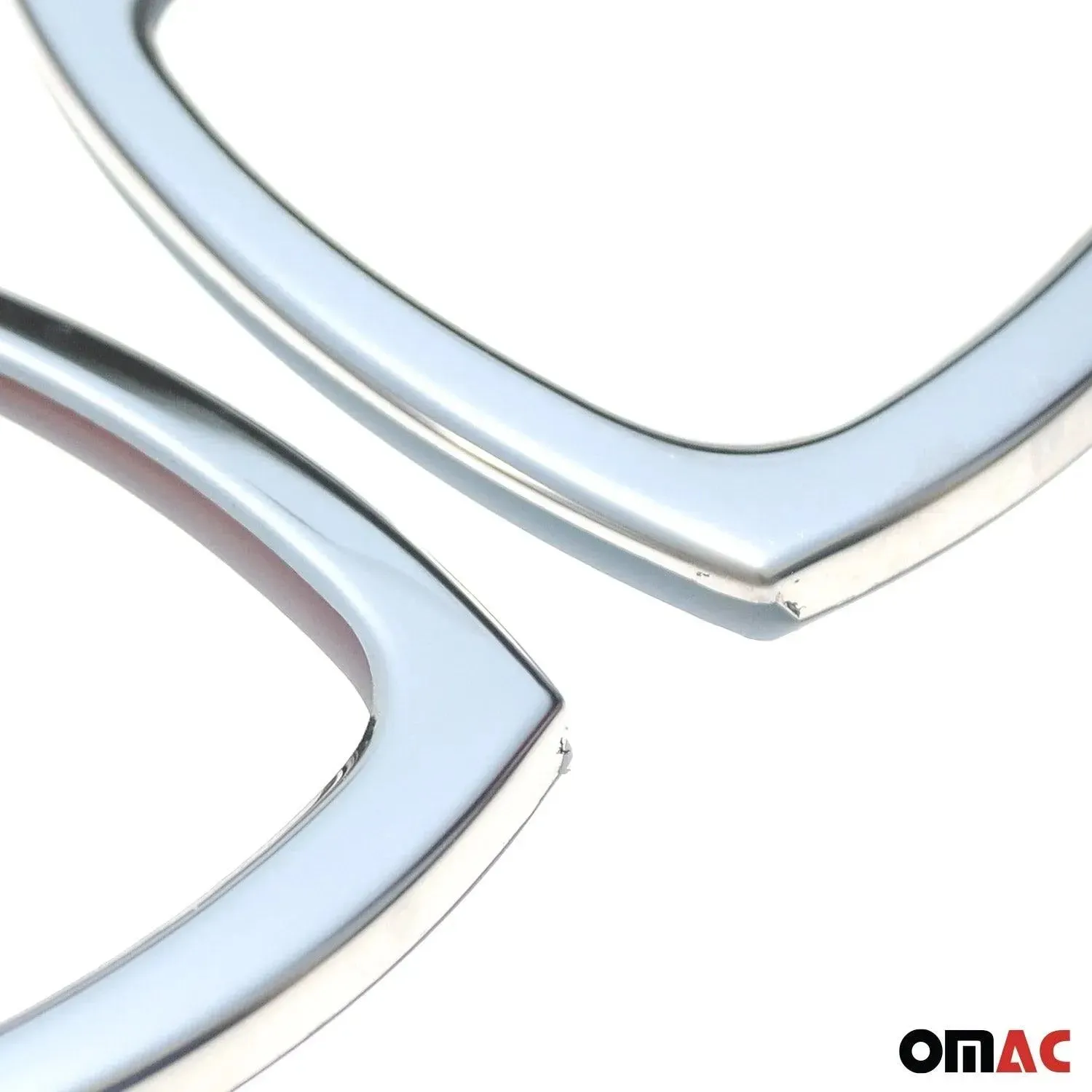 1998-2007 Smart ForTwo Car Door Handle Cover Protector Steel Chrome 2 Pcs