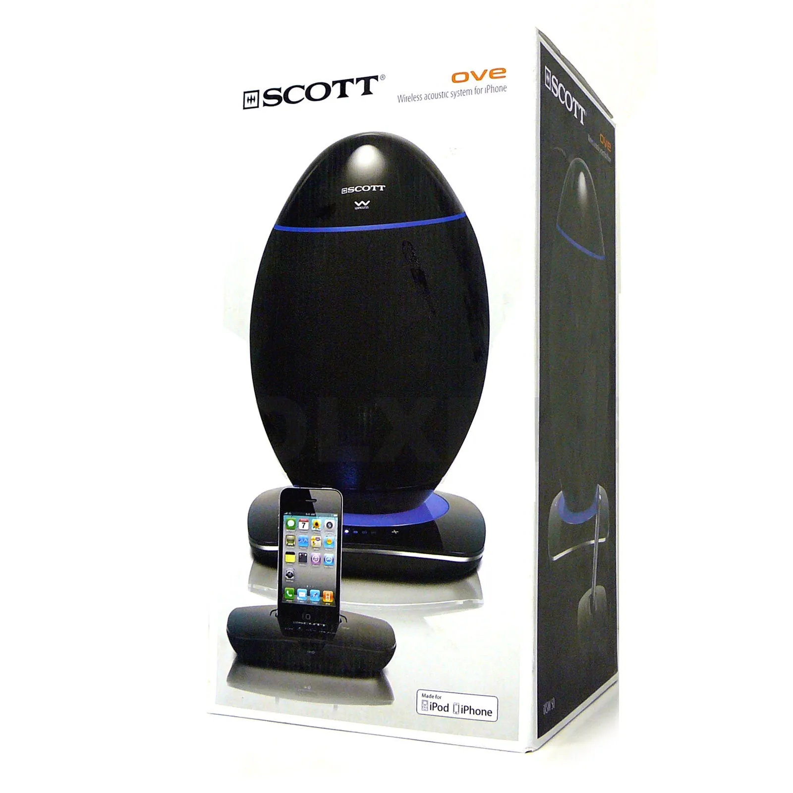 2.4Ghz Wireless Ove Speaker System USB SD Bluetooth 20W RMS