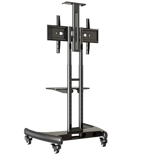 32 - 70" LED LCD TV Portable Rolling Wheel Stand VC & AV Shelf Cart Trolley