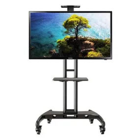 32 - 70" LED LCD TV Portable Rolling Wheel Stand VC & AV Shelf Cart Trolley