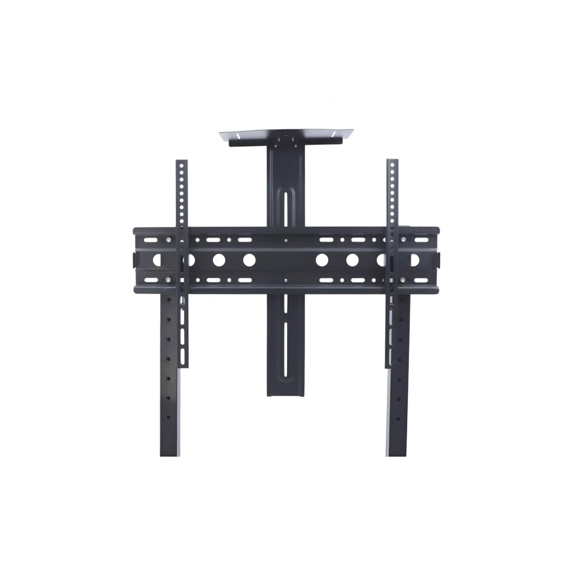 32''-75'' Flat Screen TV Stand on Wheels – Mobile, Adjustable Height Mount