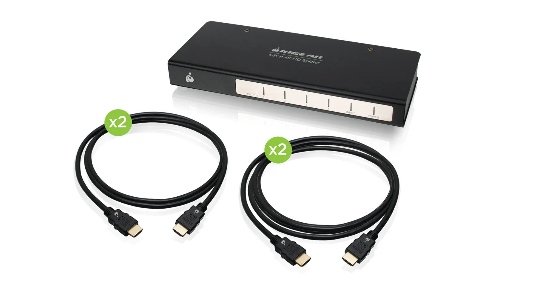 4-Port 4K HDMI Splitter Kit