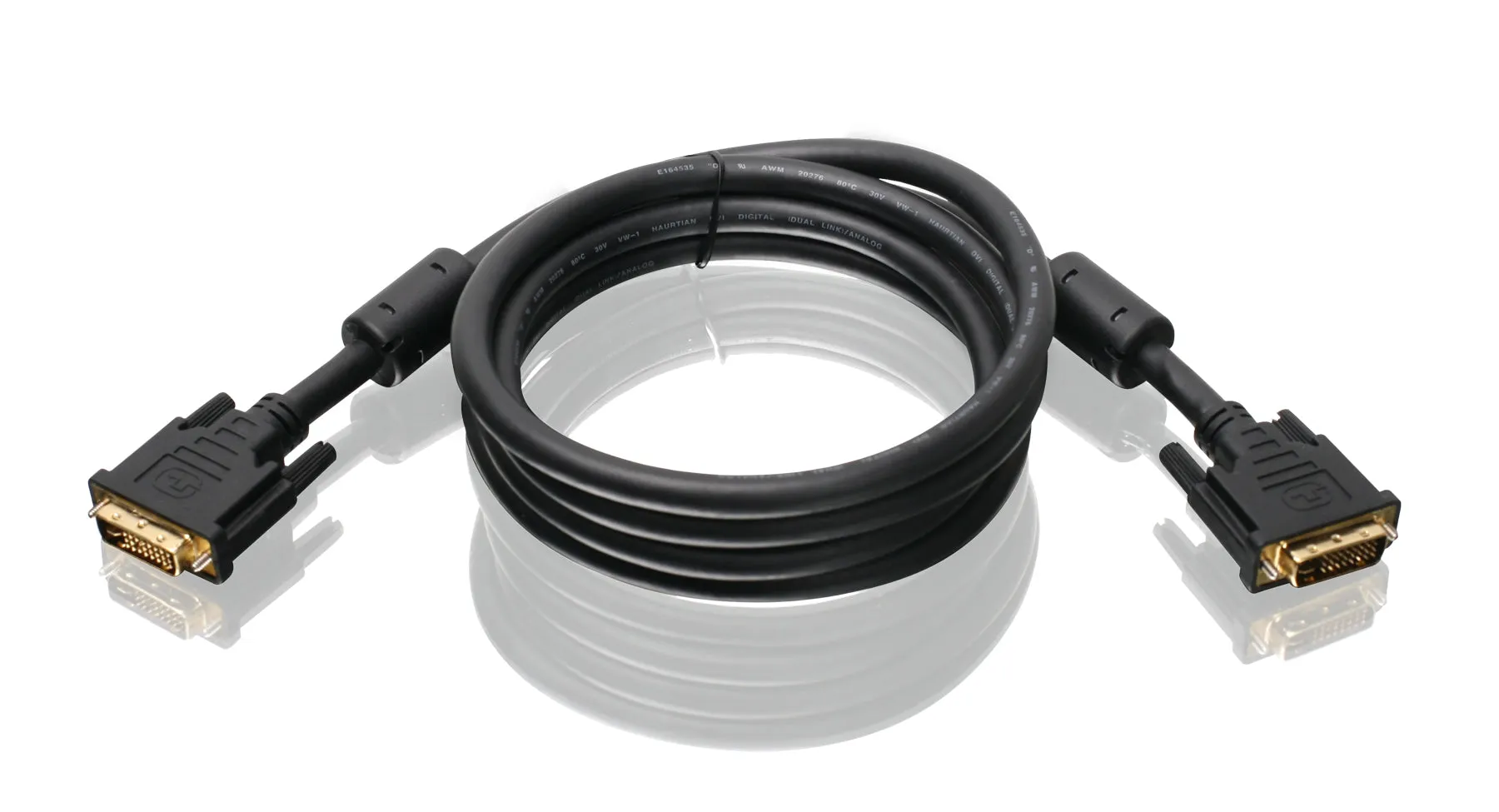 6 ft. Dual Link DVI-I Video Cable W/ Gold-Plated connectors
