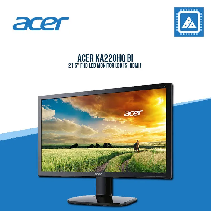 ACER KA220HQ BI 21.5" FHD LED MONITOR (DB15, HDMI)