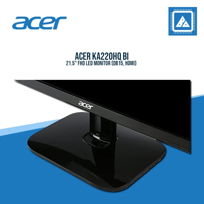 ACER KA220HQ BI 21.5" FHD LED MONITOR (DB15, HDMI)