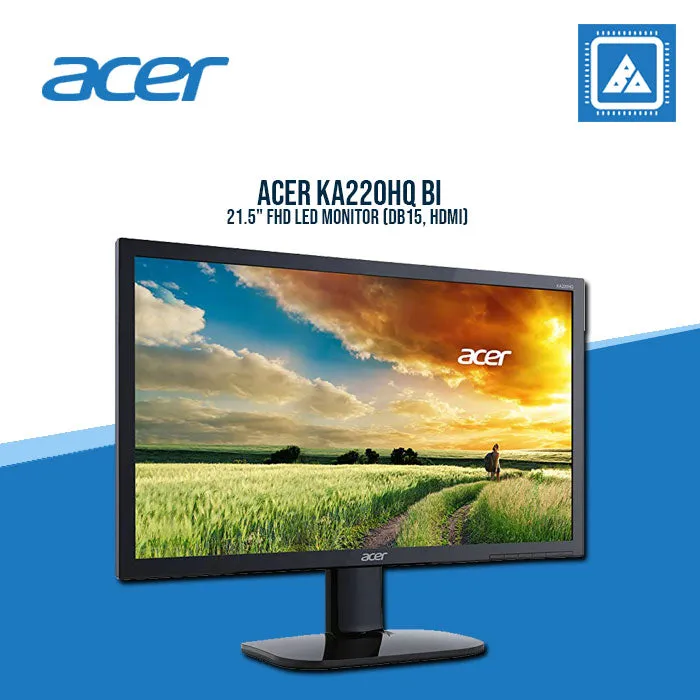 ACER KA220HQ BI 21.5" FHD LED MONITOR (DB15, HDMI)