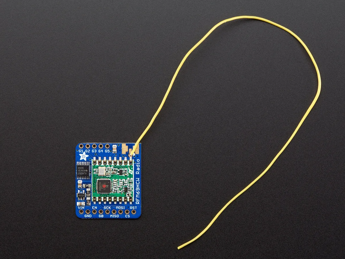 Adafruit RFM69HCW Transceiver Radio Breakout - 433 MHz - RadioFruit
