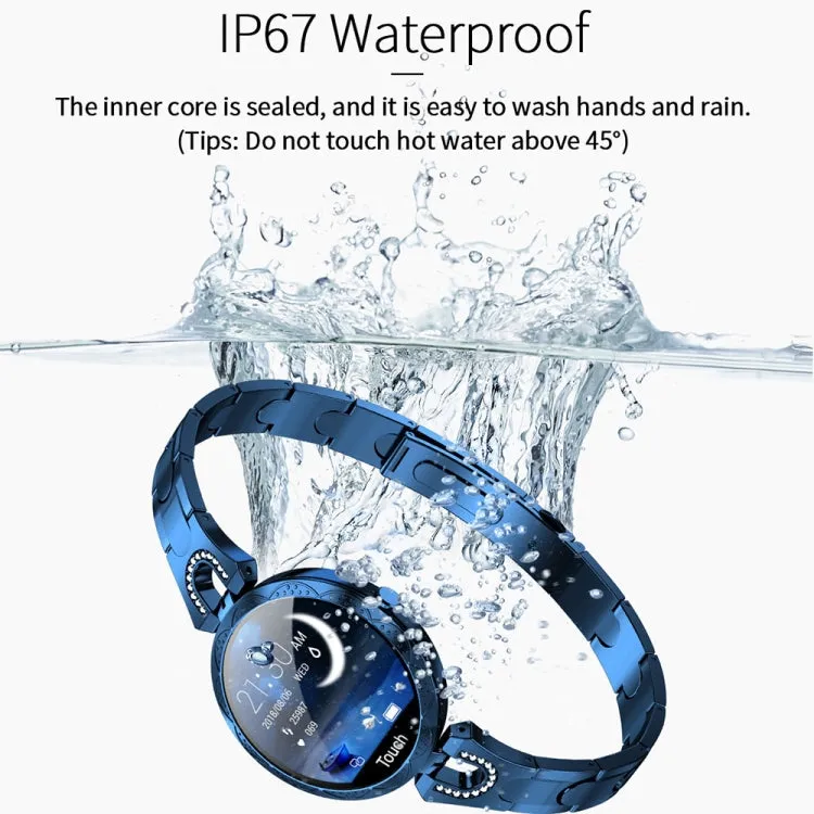 AK15 Fashion Smart Female Bracelet, 1.08 inch Color LCD Screen, IP67 Waterproof, Support Heart Rate Monitoring / Sleep Monitoring / Remote Photography (Rose Gold)