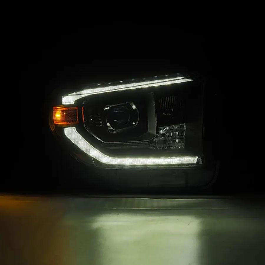 AlphaRex MK II LUXX-Series LED Projector Headlights - Black | 2021-2014 Toyota Tundra