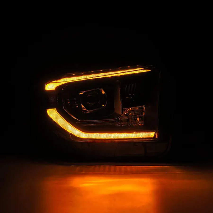 AlphaRex MK II LUXX-Series LED Projector Headlights - Black | 2021-2014 Toyota Tundra