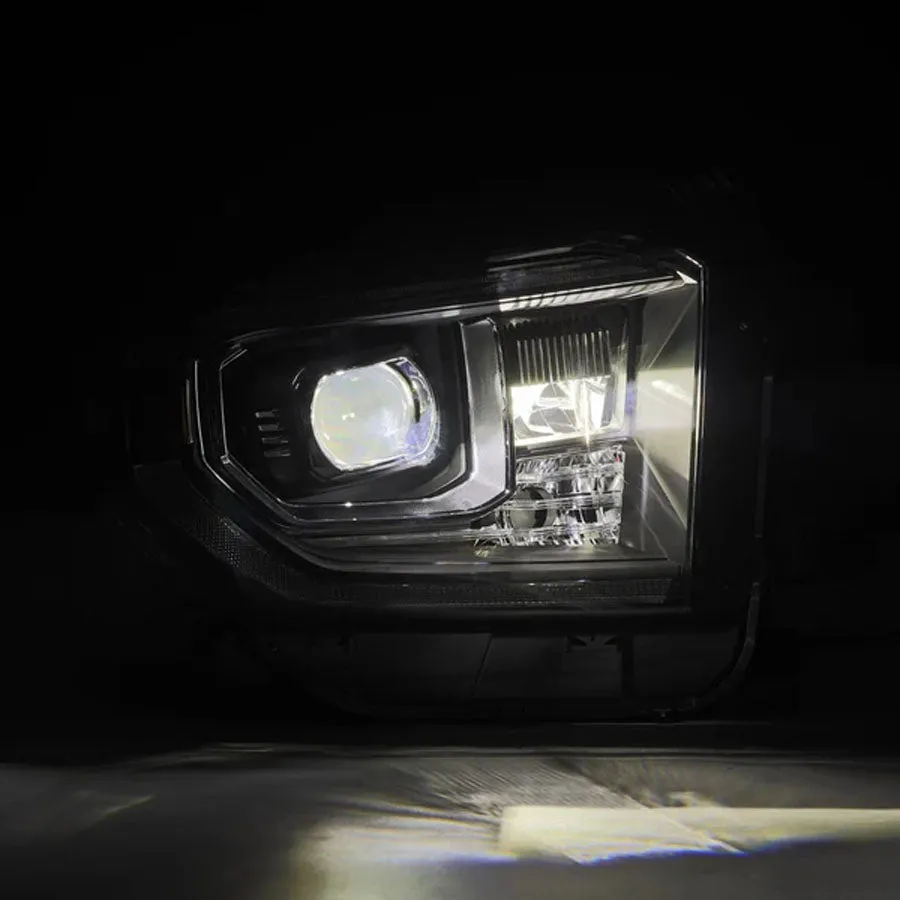 AlphaRex MK II LUXX-Series LED Projector Headlights - Black | 2021-2014 Toyota Tundra
