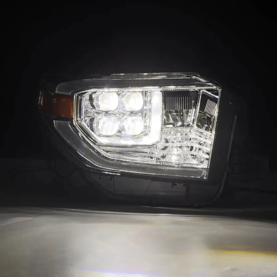 AlphaRex MK II NOVA-Series LED Projector Headlights Chrome | 2021-2014 Toyota Tundra