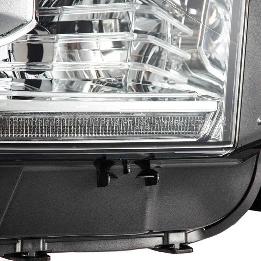 AlphaRex MK II NOVA-Series LED Projector Headlights Chrome | 2021-2014 Toyota Tundra