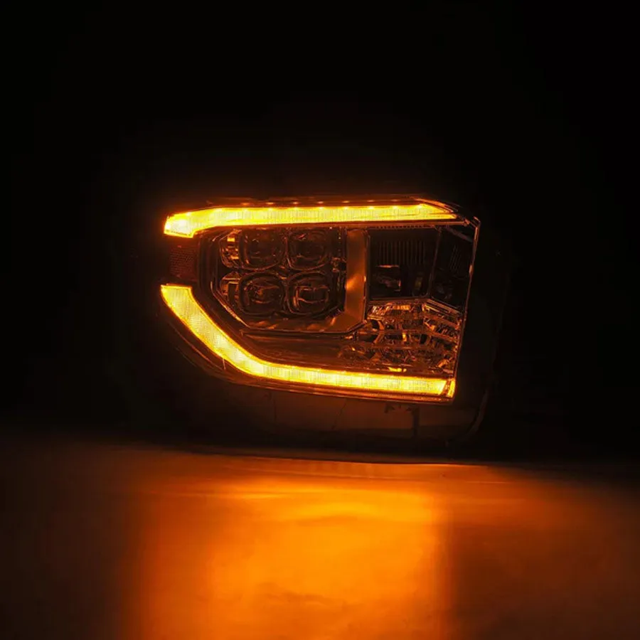 AlphaRex MK II NOVA-Series LED Projector Headlights Chrome | 2021-2014 Toyota Tundra
