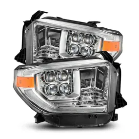 AlphaRex MK II NOVA-Series LED Projector Headlights Chrome | 2021-2014 Toyota Tundra