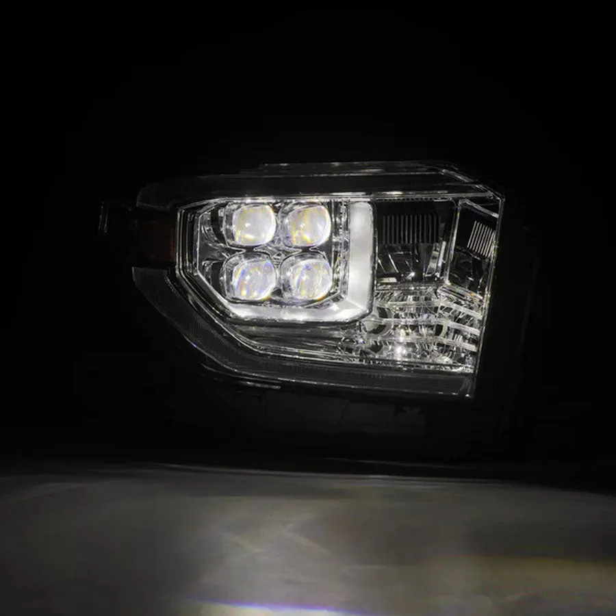 AlphaRex MK II NOVA-Series LED Projector Headlights Chrome | 2021-2014 Toyota Tundra