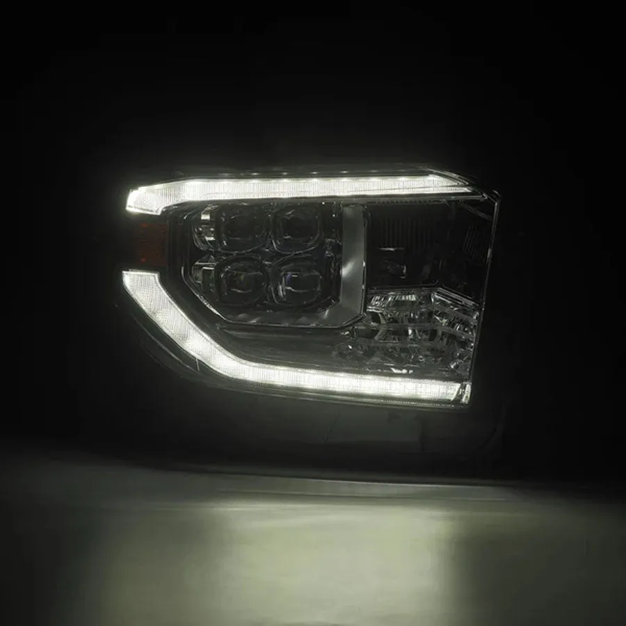 AlphaRex MK II NOVA-Series LED Projector Headlights Chrome | 2021-2014 Toyota Tundra