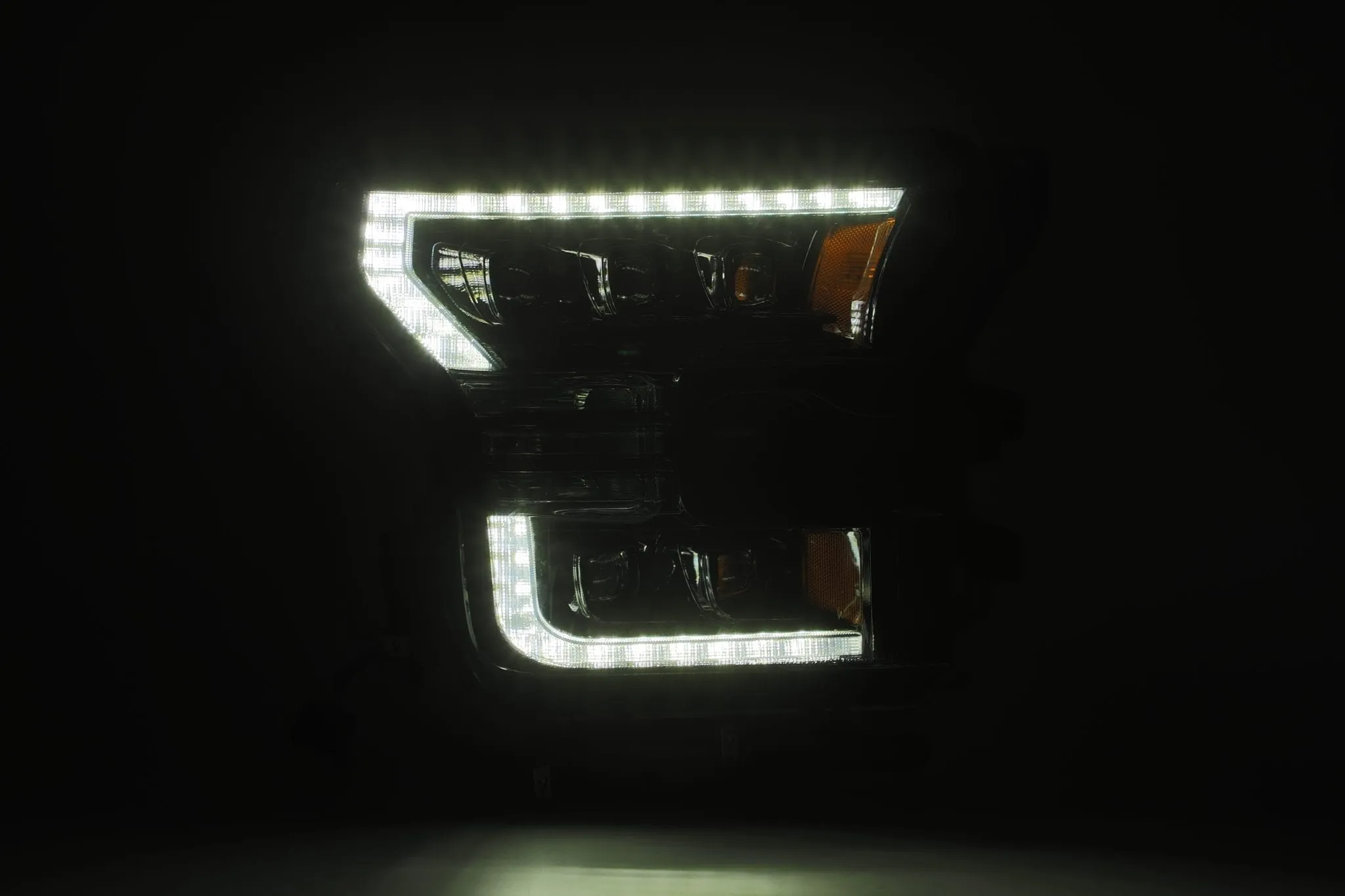 Alpharex NOVA-Series LED Projector Headlights Chrome For Raptor (2017-2020)