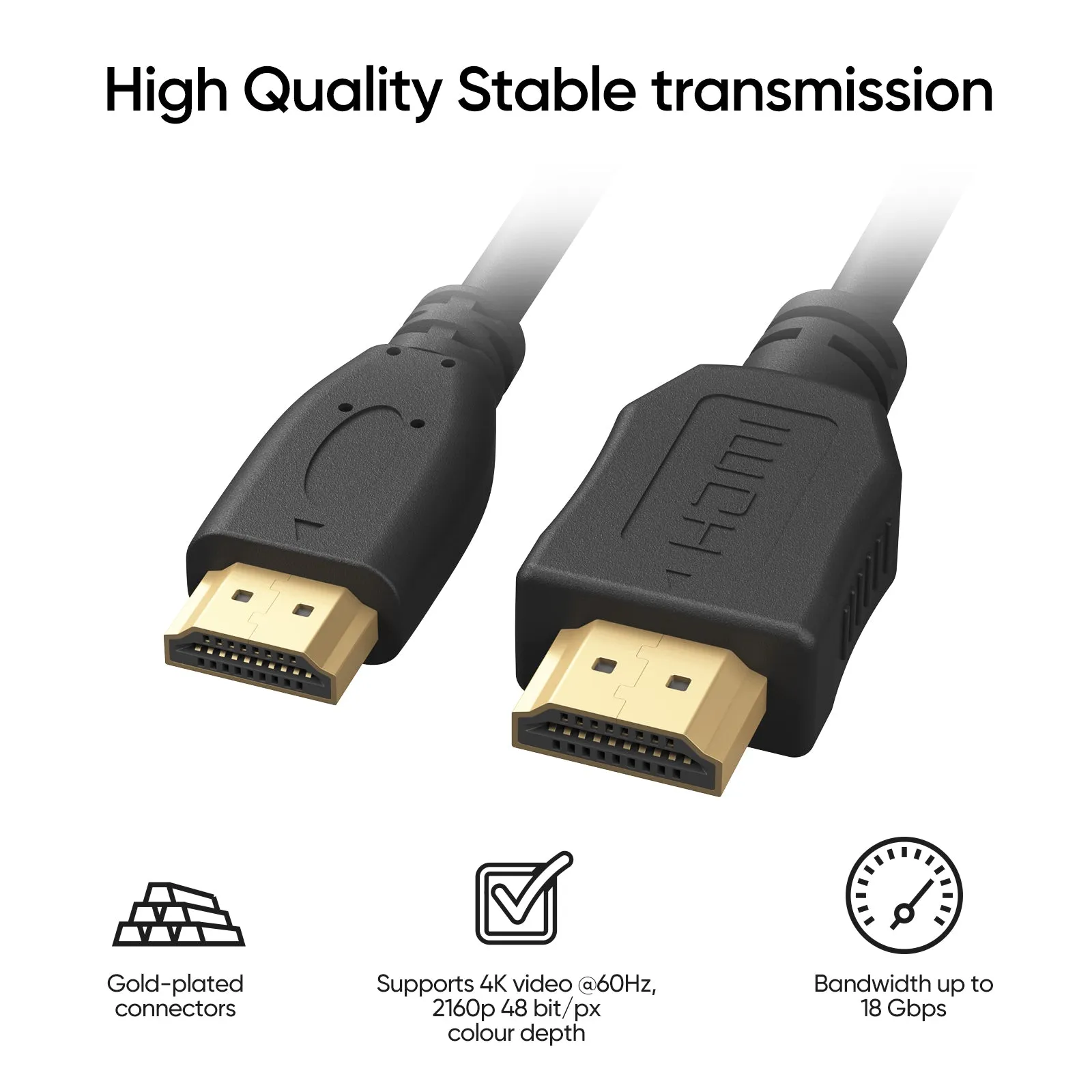 Arzopa Mini HDMI to HDMI 4K 60Hz 2.0 Cable