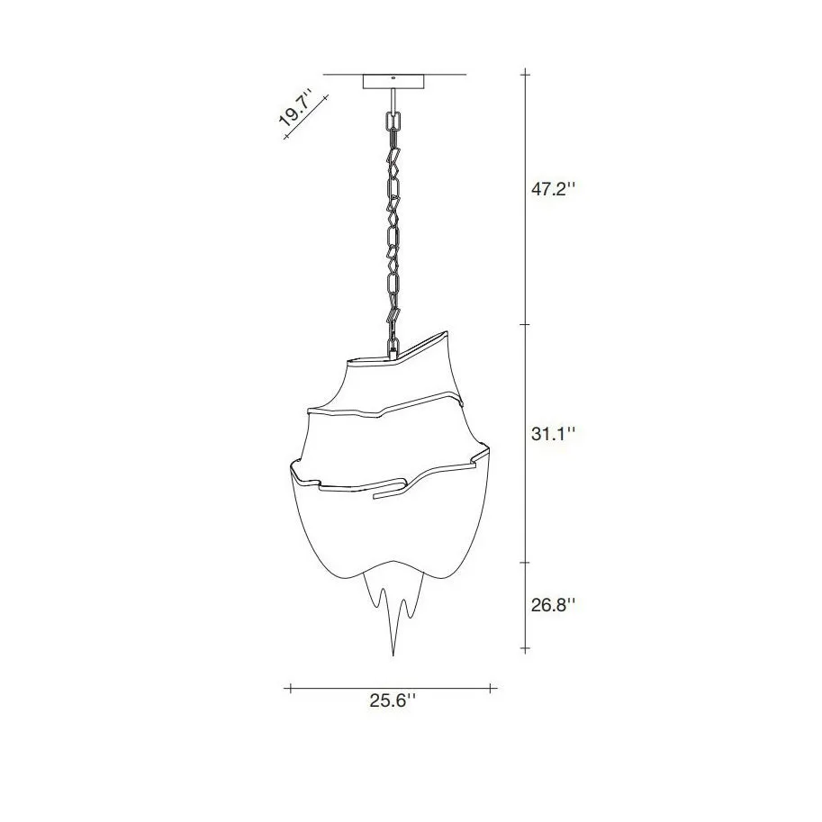 Atlantis 3-Tier Chandelier