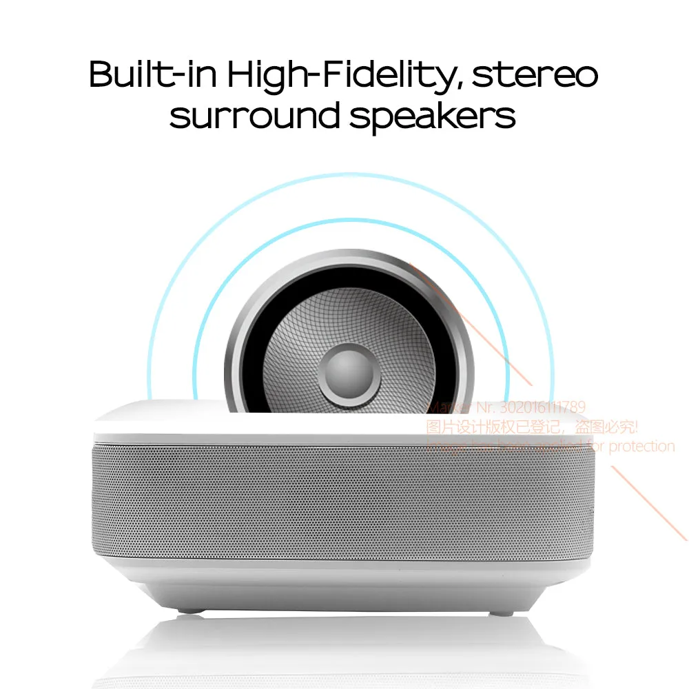 AUAtmosphere Light Humidifier Candlelight Aroma DiffuserN mini projecteur LED D40W