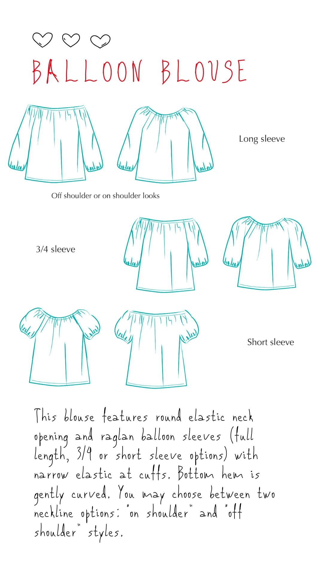 Balloon Sleeve Blouse