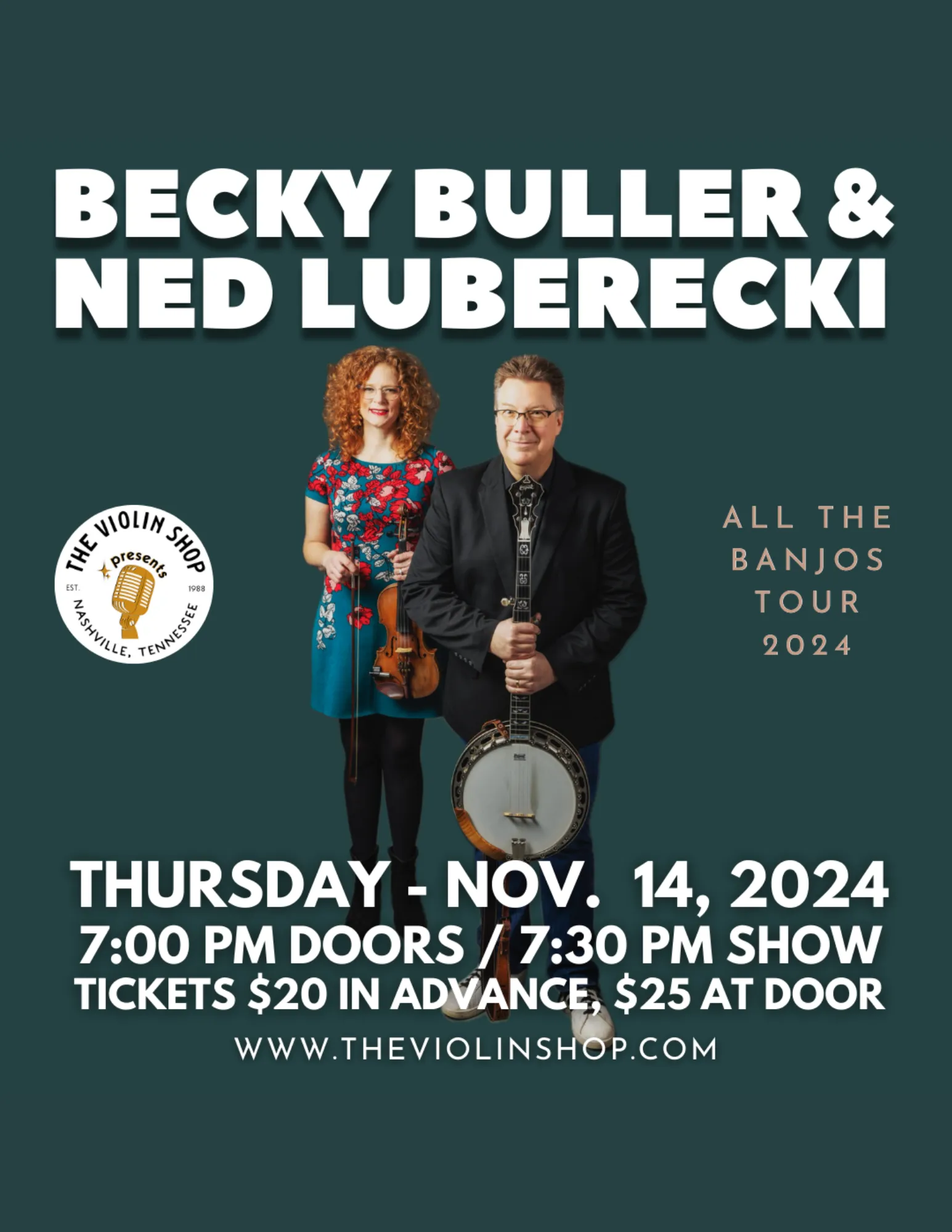 BECKY BULLER & NED LUBERECKI TICKET