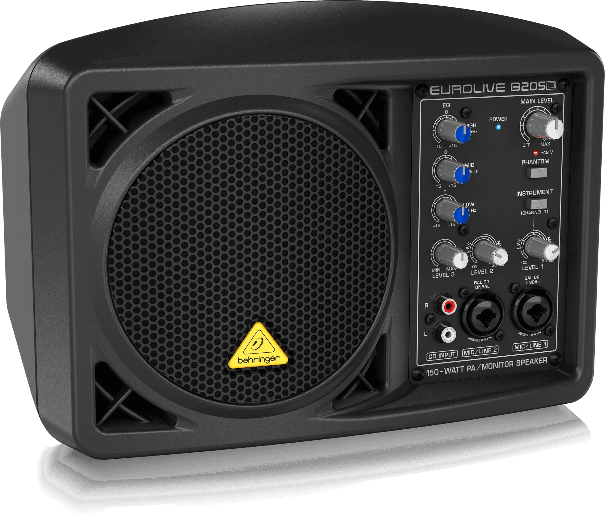 Behringer B205D Ultra-Compact 150 Watt PA/Monitor Speaker System