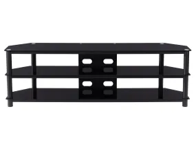Black TV Bench, TVs up to 85"
