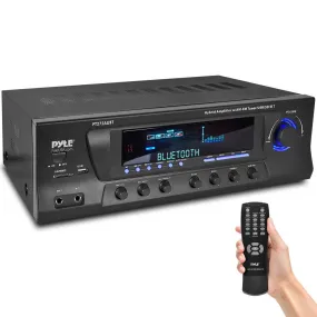 Bluetooth Compatible Amplifier Receiver - Home Theater-Stereo Amplifier Receiver, Mp3/Usb/Sd Readers, Am/Fm Radio, 300 Watt