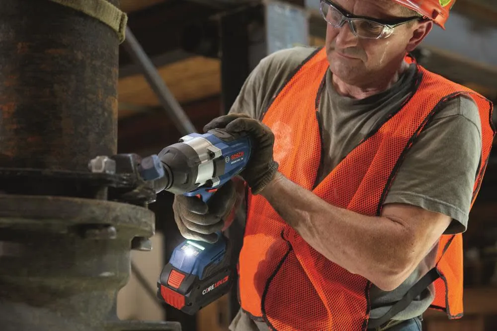 Bosch PROFACTOR️ 18V Connected 3/4 In. Impact Wrench Combo Kit with Friction Ring & Thru-Hole