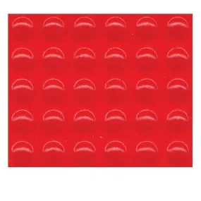 Bump Dots - Small Round Orange-Red 30-pk
