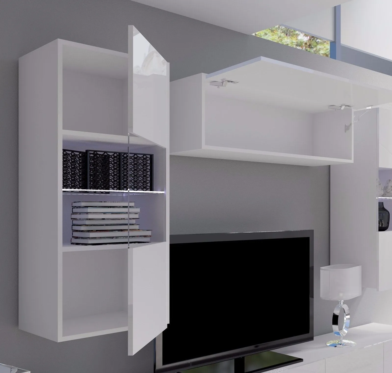 Calabrini 5 Entertainment Unit For TVs Up To 60"