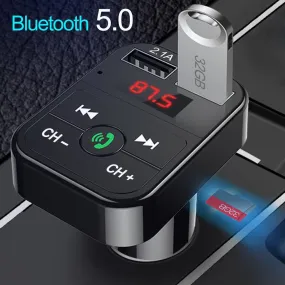 Car Bluetooth 5.0 FM Transmitter Wireless Handsfree
