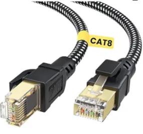 Cat 8 Ethernet High Speed 40Gbps Braided Network Cable