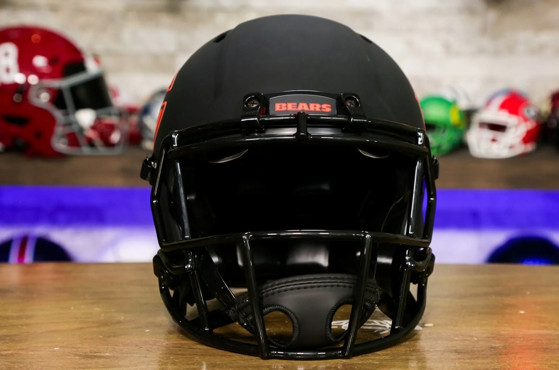 Chicago Bears Riddell Speed Authentic Helmet - Eclipse