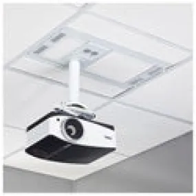 Chief CMS491CP2 1 Foot x 2 Foot Plenum Rated Storage Box and Column Drop with 2-Gang Filter & Surge