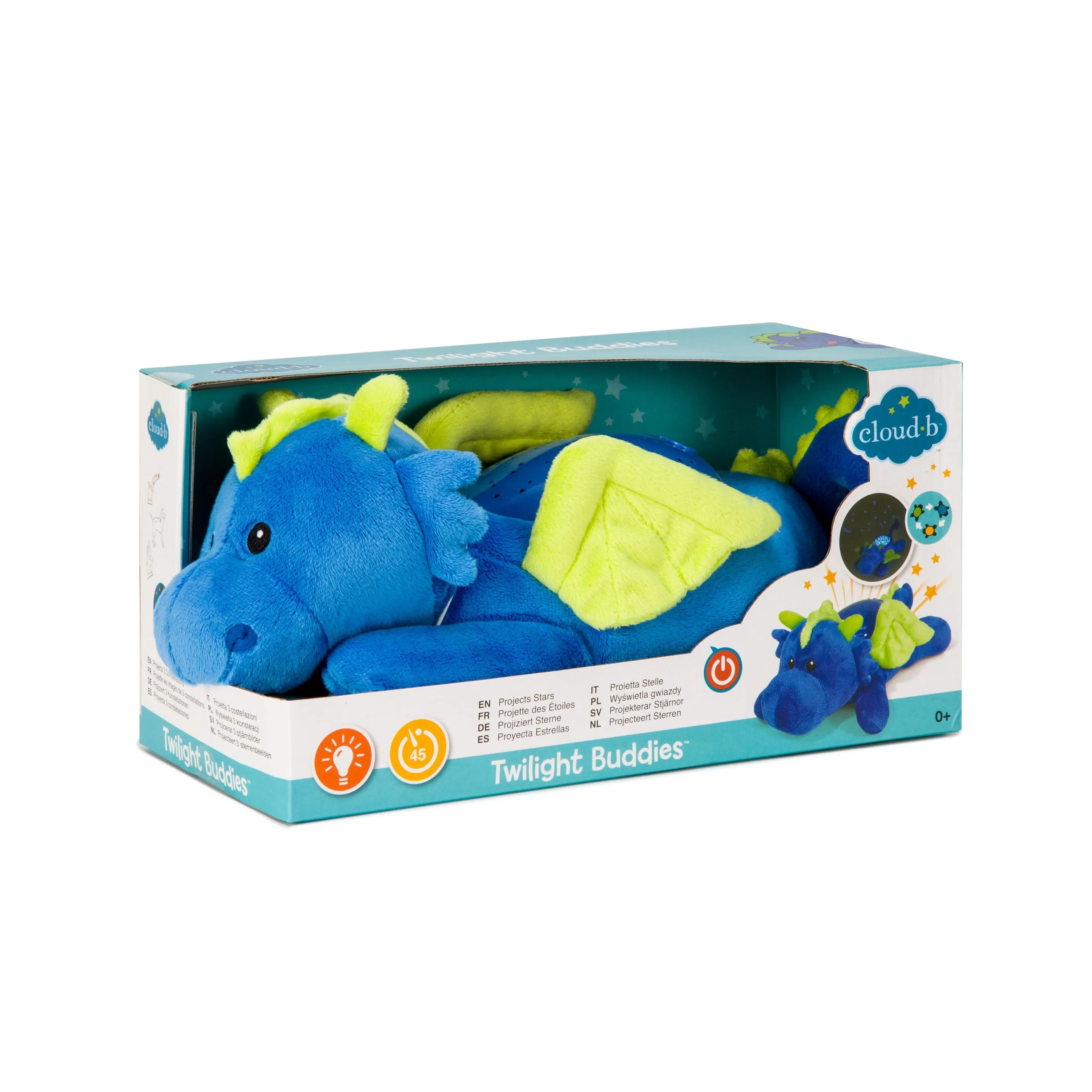 Cloud b -Twilight Buddies | Dragon Plush Projecting Night Light