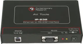 Contemporary Research IP-232 Ethernet to RS-232 Interface