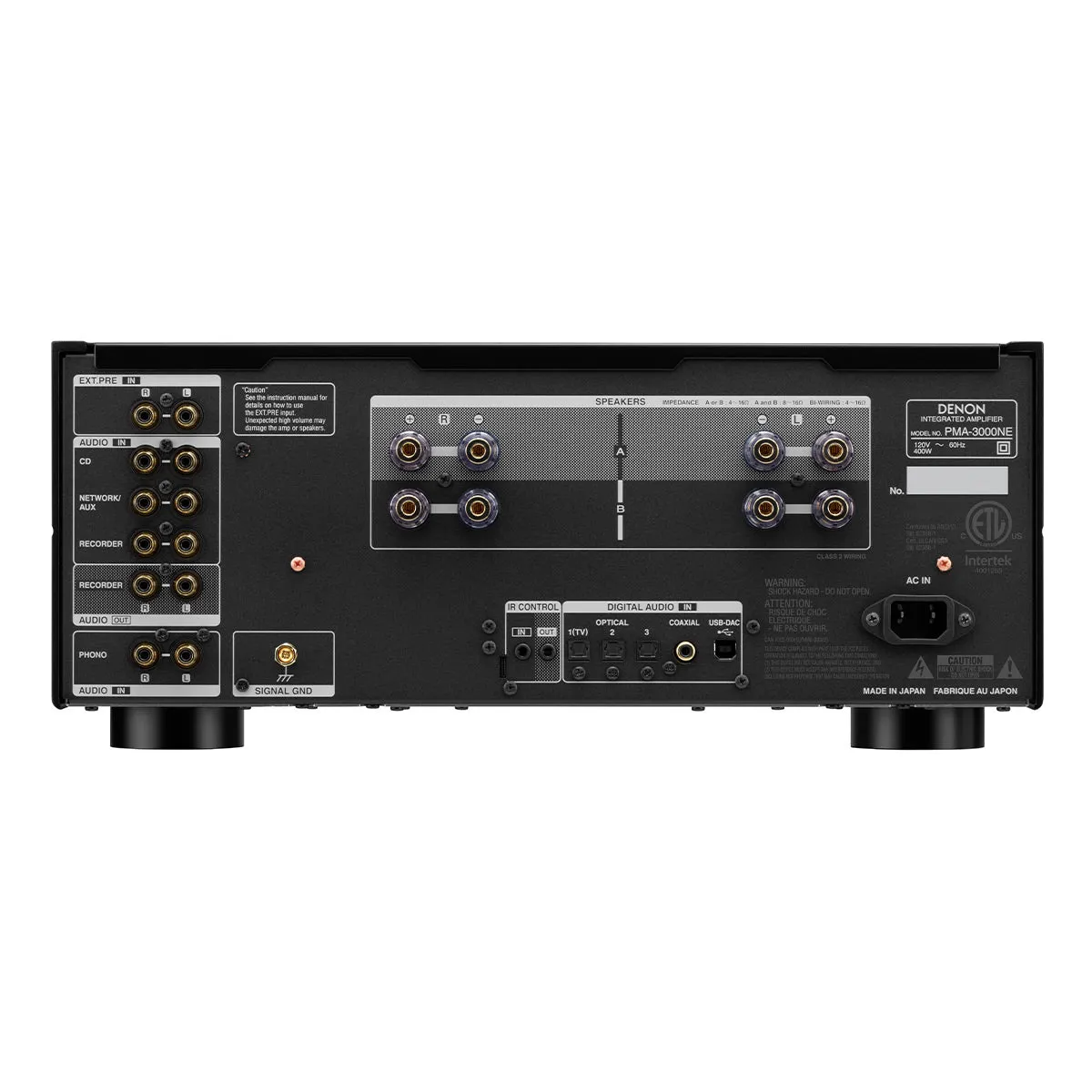 Denon PMA-3000NE Reference 2-Channel Integrated Amplifier (Black)