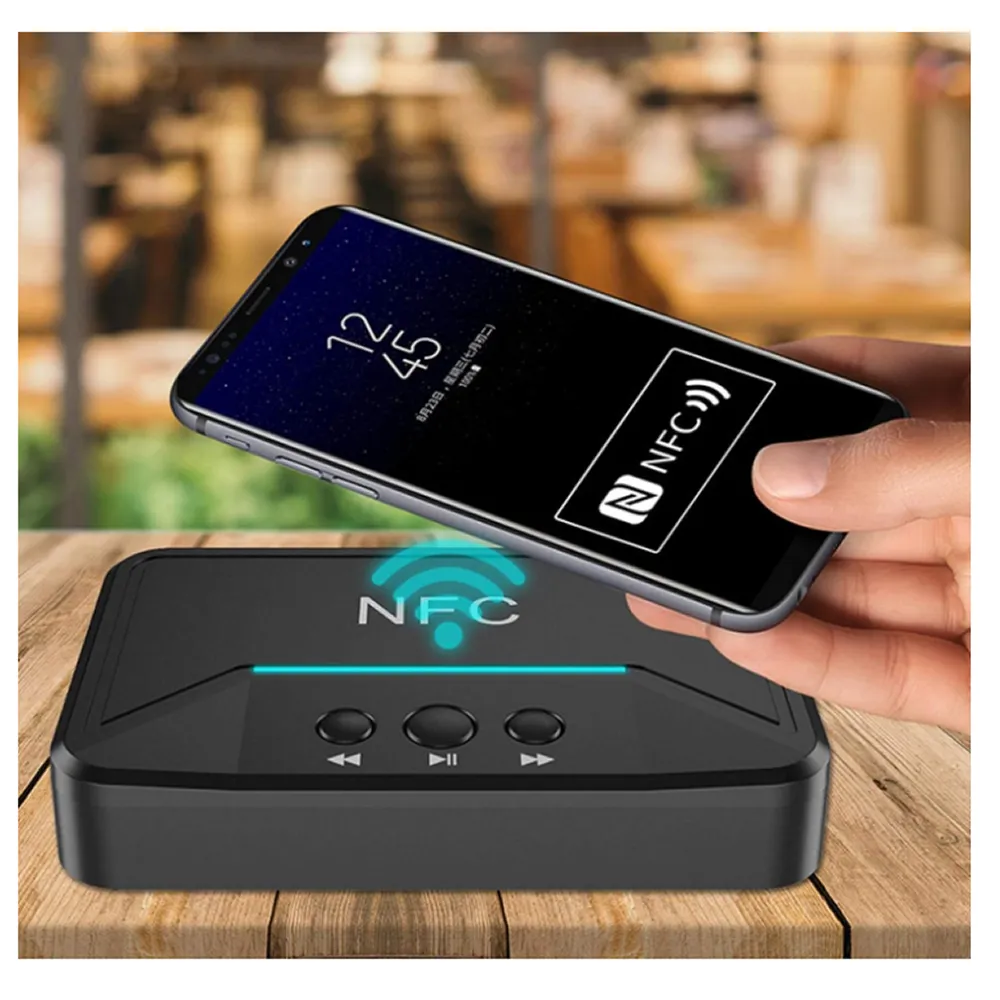 Desktop Cordless 5.0 Long Battery Life Audio Receiver