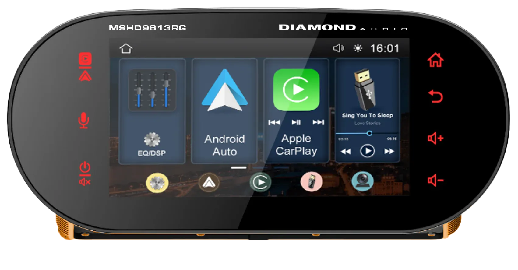 Diamond Audio MSHD9813RG - Plug N-Play Radio 1998-2013 HD Road Glide