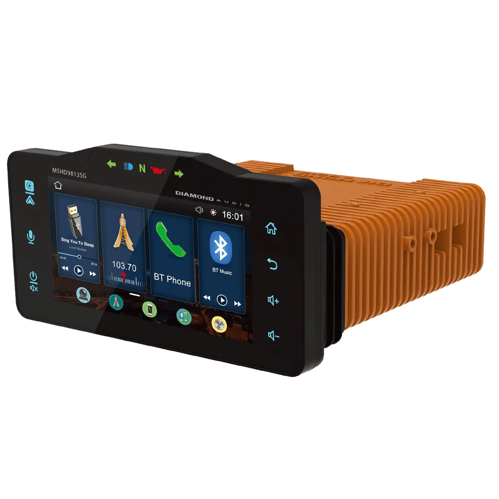 Diamond Audio MSHD9813SG - Plug N-Play Radio 1998-2013 HD Street Glide