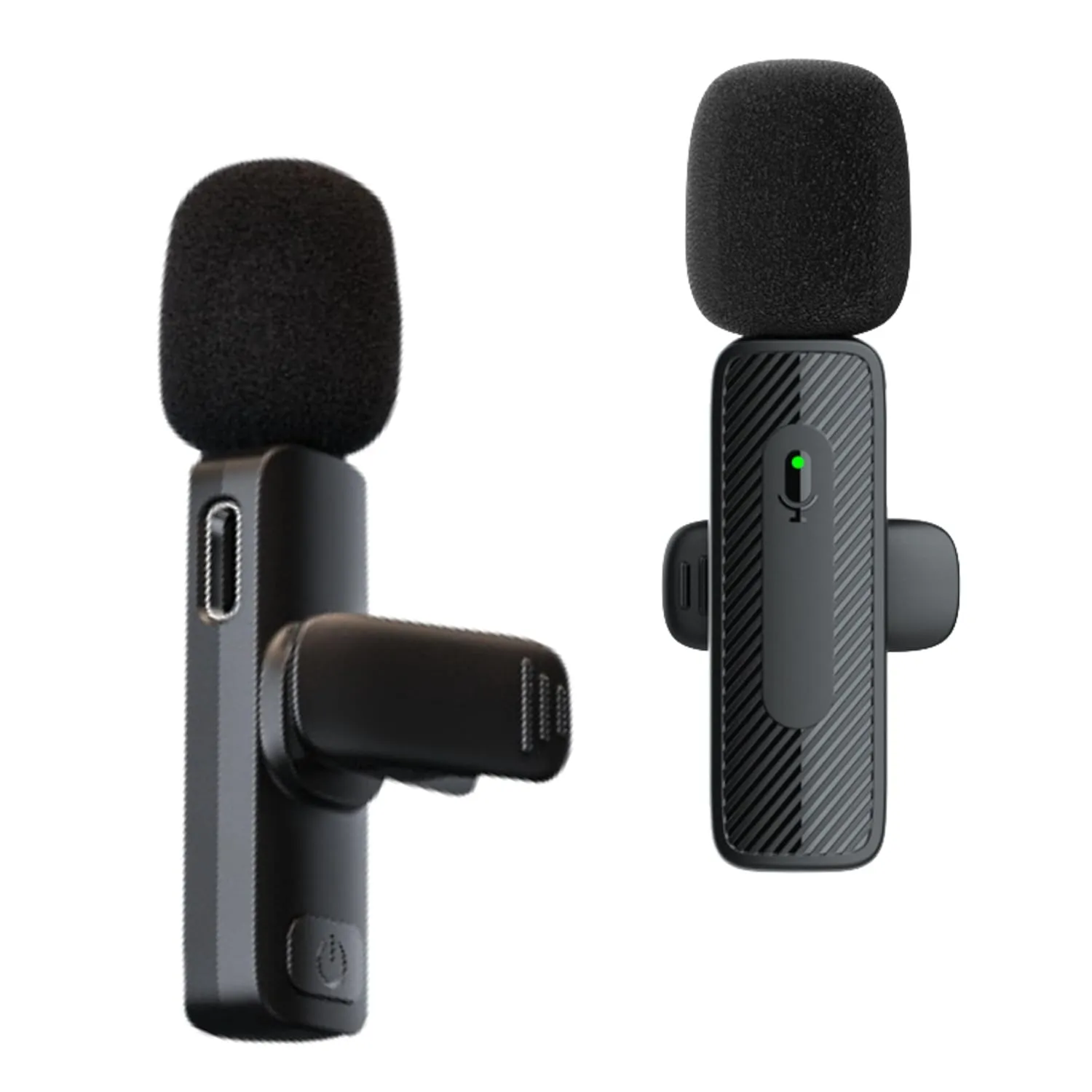 Digitek® (DWM-007 PRO) Wireless Microphone & Receiver with Lightning Connector, 2.4GHz Frequency, 4Hr Battery, 20m Range, Compatible with iPhone & iPad, For Voice Recording, Interview & Live Streaming