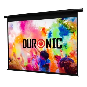 Duronic Electric 60” Projector Screen EPS60 /43 | Screen Size: 122x91cm / 91x48” | 4:3 Ratio | Matt White  1 Gain | HD High Definition | Motorised Switch Control | Home Cinema, School, Office